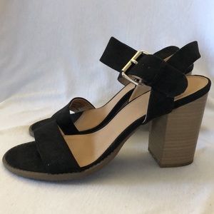 Women’s Brash Open Toe Black Women’s 9W Block Heel